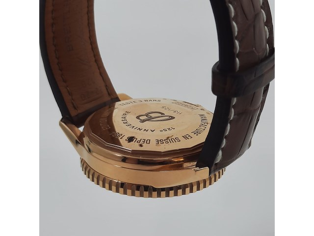 Heren polshorloge, breitling, navitimer, 125th anniversary limited edition 113/125 r26322 - afbeelding 10 van  25