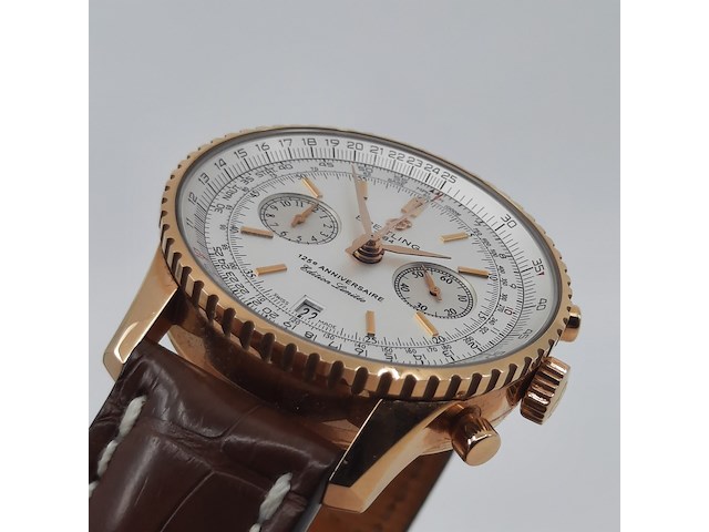 Heren polshorloge, breitling, navitimer, 125th anniversary limited edition 113/125 r26322 - afbeelding 18 van  25