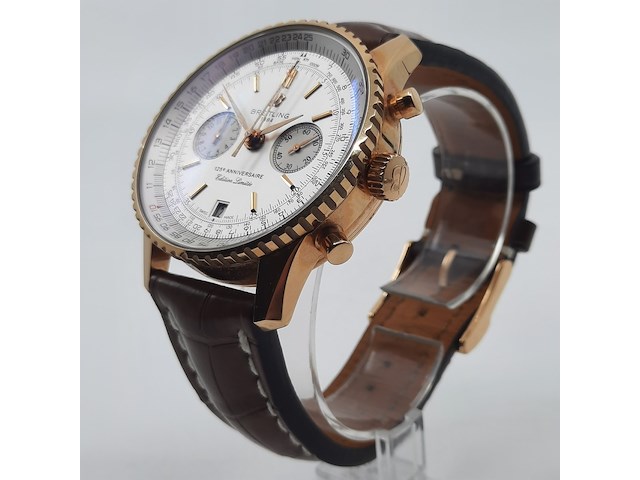 Heren polshorloge, breitling, navitimer, 125th anniversary limited edition 113/125 r26322 - afbeelding 19 van  25