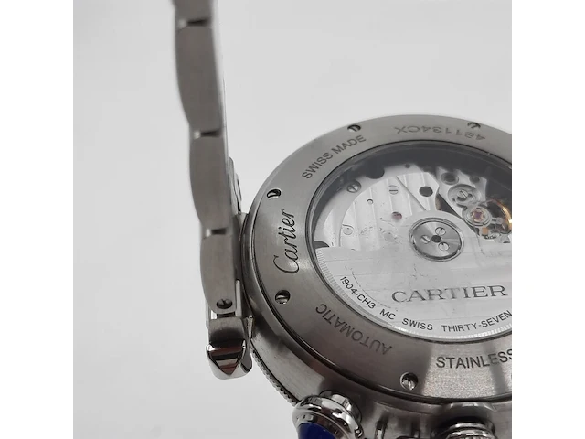 Heren polshorloge, cartier, pasha 4363 - afbeelding 17 van  28