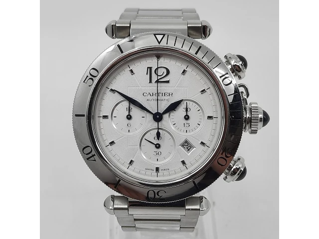 Heren polshorloge, cartier, pasha 4363 - afbeelding 12 van  28