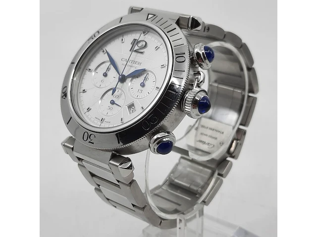 Heren polshorloge, cartier, pasha 4363 - afbeelding 22 van  28