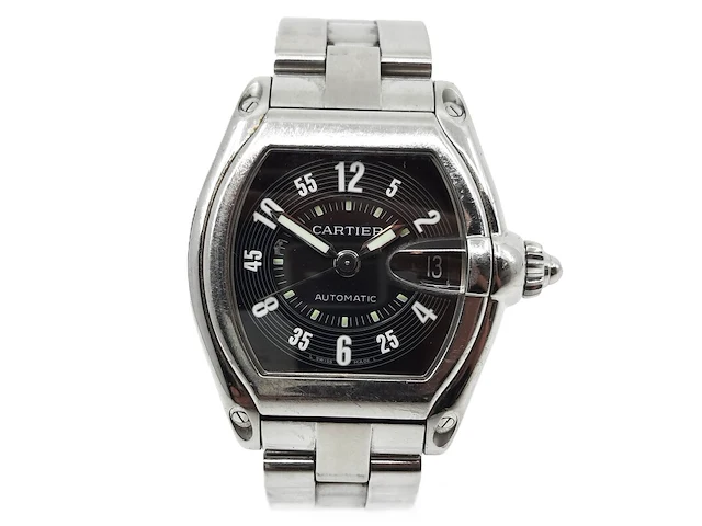 Heren polshorloge, cartier, roadster 2510 - afbeelding 1 van  20