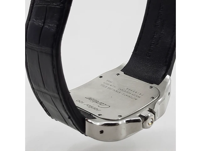 Heren polshorloge, cartier, santos 100 2656 - afbeelding 13 van  27