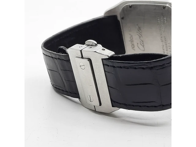 Heren polshorloge, cartier, santos 100 2656 - afbeelding 18 van  27