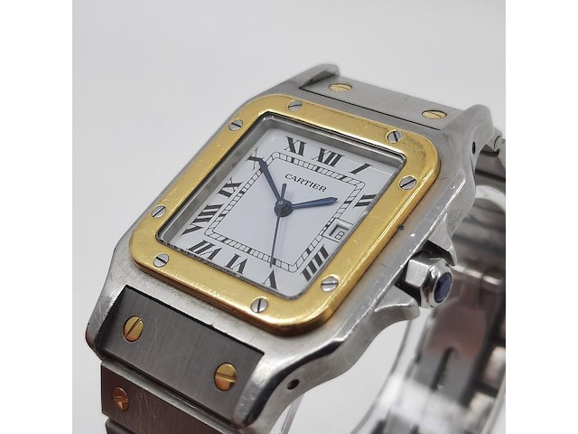 Heren polshorloge, cartier, santos automatic - afbeelding 2 van  26
