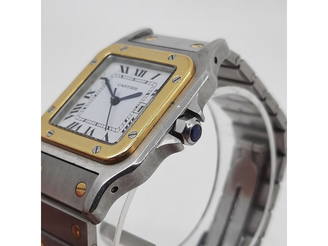 Heren polshorloge, cartier, santos automatic - afbeelding 3 van  26