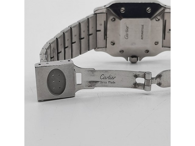 Heren polshorloge, cartier, santos automatic - afbeelding 6 van  26