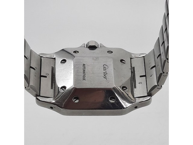 Heren polshorloge, cartier, santos automatic - afbeelding 10 van  26
