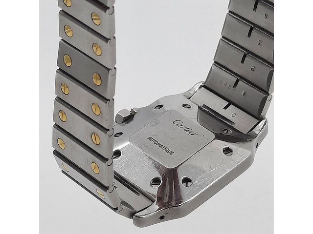 Heren polshorloge, cartier, santos automatic - afbeelding 11 van  26