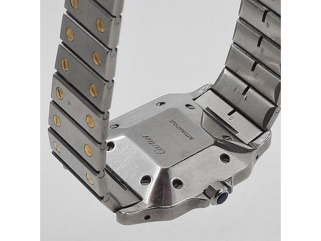 Heren polshorloge, cartier, santos automatic - afbeelding 15 van  26