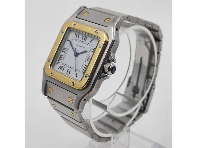 Heren polshorloge, cartier, santos automatic - afbeelding 20 van  26