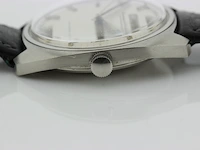 Heren polshorloge iwc, vintage model, grijze wijzerplaat, bouwjaar 60er jaren - afbeelding 7 van  9