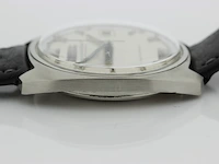 Heren polshorloge iwc, vintage model, grijze wijzerplaat, bouwjaar 60er jaren - afbeelding 8 van  9