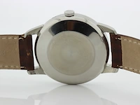Heren polshorloge iwc, vintage model, zwarte wijzerplaat, bouwjaar 60er jaren - afbeelding 8 van  13