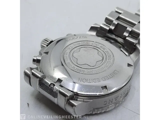 Heren polshorloge montblanc, 7059 limited edition 157/999 - afbeelding 4 van  15