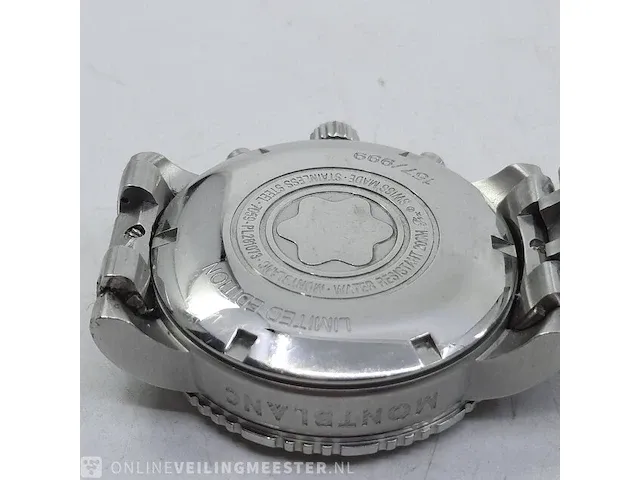 Heren polshorloge montblanc, 7059 limited edition 157/999 - afbeelding 5 van  15