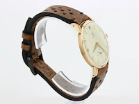 Heren polshorloge omega, vintage model, creme wijzerplaat, bouwjaar 40 er jaren - afbeelding 3 van  8