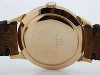 Heren polshorloge omega, vintage model, creme wijzerplaat, bouwjaar 40 er jaren - afbeelding 6 van  8