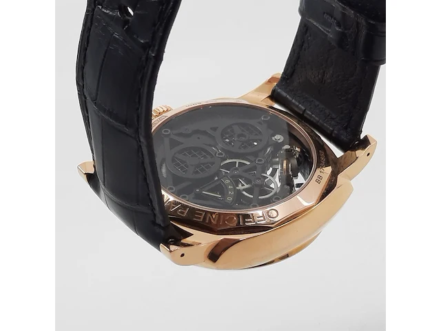 Heren polshorloge panerai, radiomir 1940 tourbillon gmt op6961 - afbeelding 10 van  26
