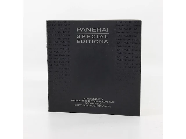Heren polshorloge, panerai, radiomir 1940 tourbillon gmt op6961 - afbeelding 18 van  27