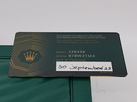 Heren polshorloge, rolex, datejust 126334 - afbeelding 29 van  37