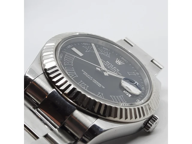 Heren polshorloge, rolex, datejust ii 116334 - afbeelding 16 van  25