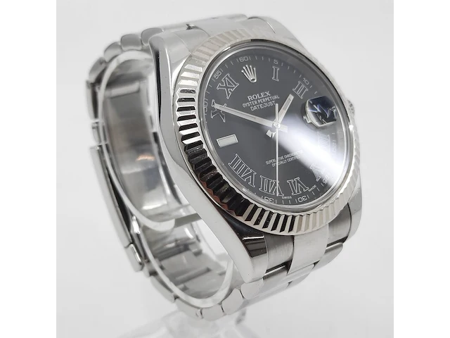 Heren polshorloge, rolex, datejust ii 116334 - afbeelding 25 van  25