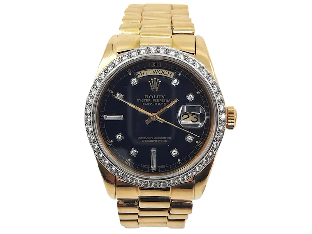 Heren polshorloge, rolex, day-date 18038 - afbeelding 1 van  25