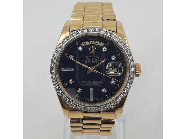 Heren polshorloge, rolex, day-date 18038 - afbeelding 12 van  25