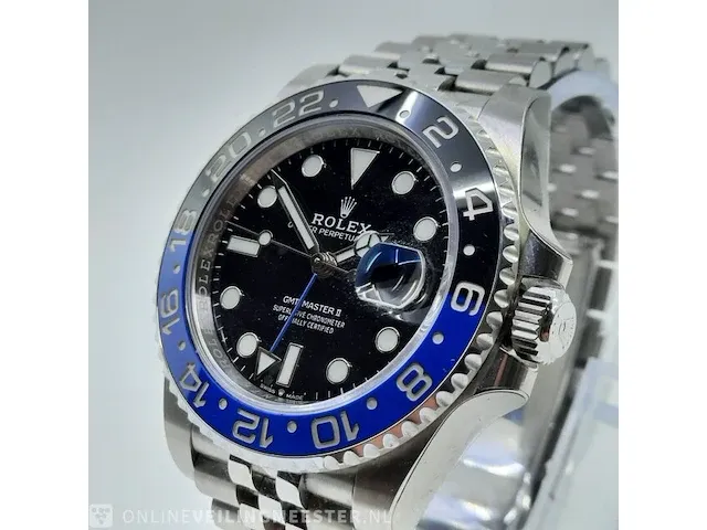 Heren polshorloge rolex, gmt- master ii 126710blnr - afbeelding 19 van  19