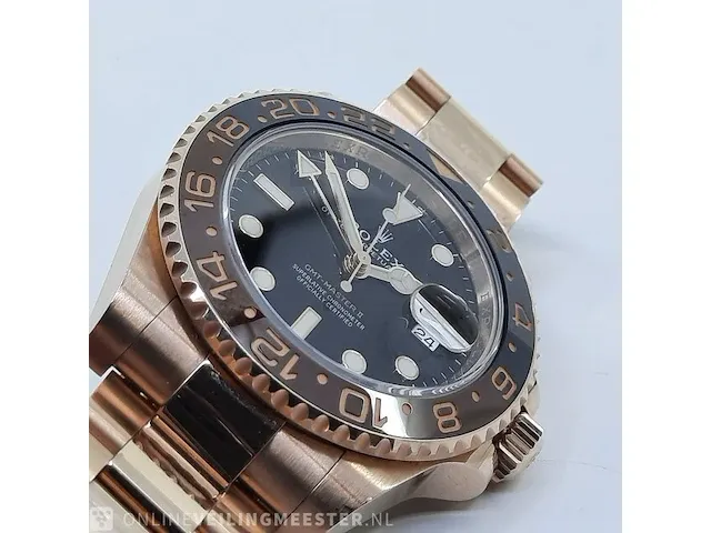 Heren polshorloge rolex, gmt- master ii 126715chnr - afbeelding 12 van  20