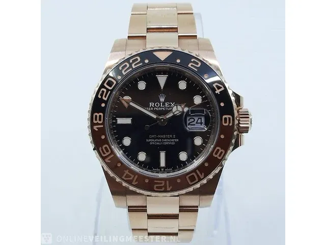 Heren polshorloge rolex, gmt- master ii 126715chnr - afbeelding 11 van  20