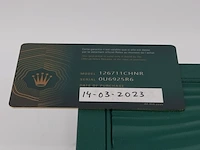 Heren polshorloge, rolex, gmt master ii 126711chnr - afbeelding 29 van  37