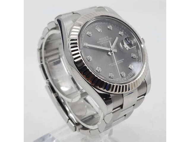Heren polshorloge, rolex, oyster datejust 116334 - afbeelding 38 van  38