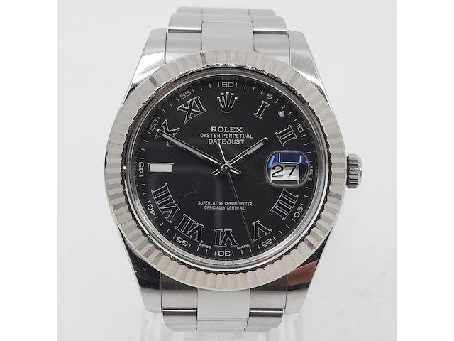 Heren polshorloge, rolex, oyster datejust ii 116334 - afbeelding 12 van  26