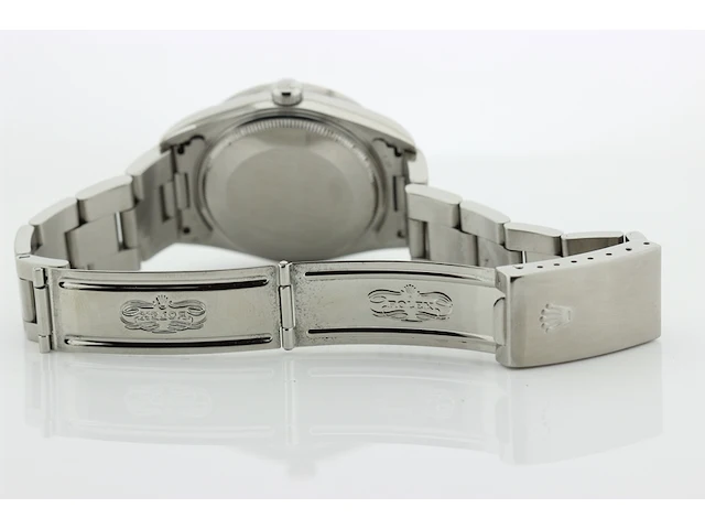 Heren polshorloge rolex, oyster perpetual air-king precision, witte wijzerplaat, bouwjaar 2001 - afbeelding 6 van  9