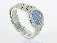 Heren polshorloge rolex, oyster perpetual date, blauwe wijzerplaat, bouwjaar 1970 - afbeelding 3 van  9