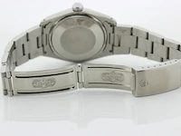 Heren polshorloge rolex, oyster perpetual date, blauwe wijzerplaat, bouwjaar 1971 - afbeelding 7 van  9