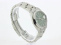 Heren polshorloge rolex, oyster perpetual date, groene wijzerplaat, bouwjaar 1961 - afbeelding 3 van  9