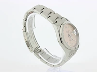 Heren polshorloge rolex, oyster perpetual date, roze wijzerplaat, bouwjaar 2000 - afbeelding 3 van  9