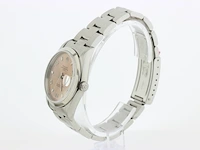 Heren polshorloge rolex, oyster perpetual date, roze wijzerplaat, bouwjaar 2000 - afbeelding 5 van  9