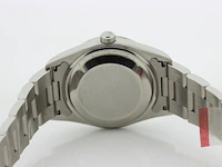 Heren polshorloge rolex, oyster perpetual date, roze wijzerplaat, bouwjaar 2000 - afbeelding 6 van  9