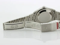 Heren polshorloge rolex, oyster perpetual date, roze wijzerplaat, bouwjaar 2000 - afbeelding 7 van  9