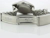 Heren polshorloge rolex, oyster perpetual datejust, blauwe wijzerplaat, bouwjaar 1967 - afbeelding 7 van  9