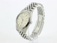 Heren polshorloge rolex, oyster perpetual datejust, silver linnen grijze plaat, bouwjaar 1974 - afbeelding 4 van  9