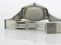 Heren polshorloge rolex, oyster perpetual datejust, silver linnen grijze plaat, bouwjaar 1974 - afbeelding 7 van  9