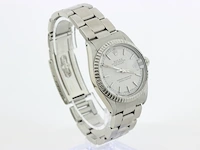 Heren polshorloge rolex, oyster perpetual datejust, witte wijzerplaat, bouwjaar 1982 - afbeelding 4 van  9