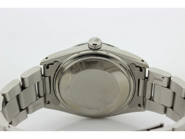 Heren polshorloge rolex, oyster perpetual datejust, witte wijzerplaat, bouwjaar 1982 - afbeelding 6 van  9