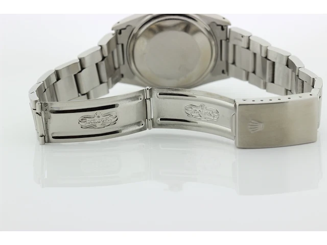 Heren polshorloge rolex, oyster perpetual datejust, witte wijzerplaat, bouwjaar 1982 - afbeelding 7 van  9